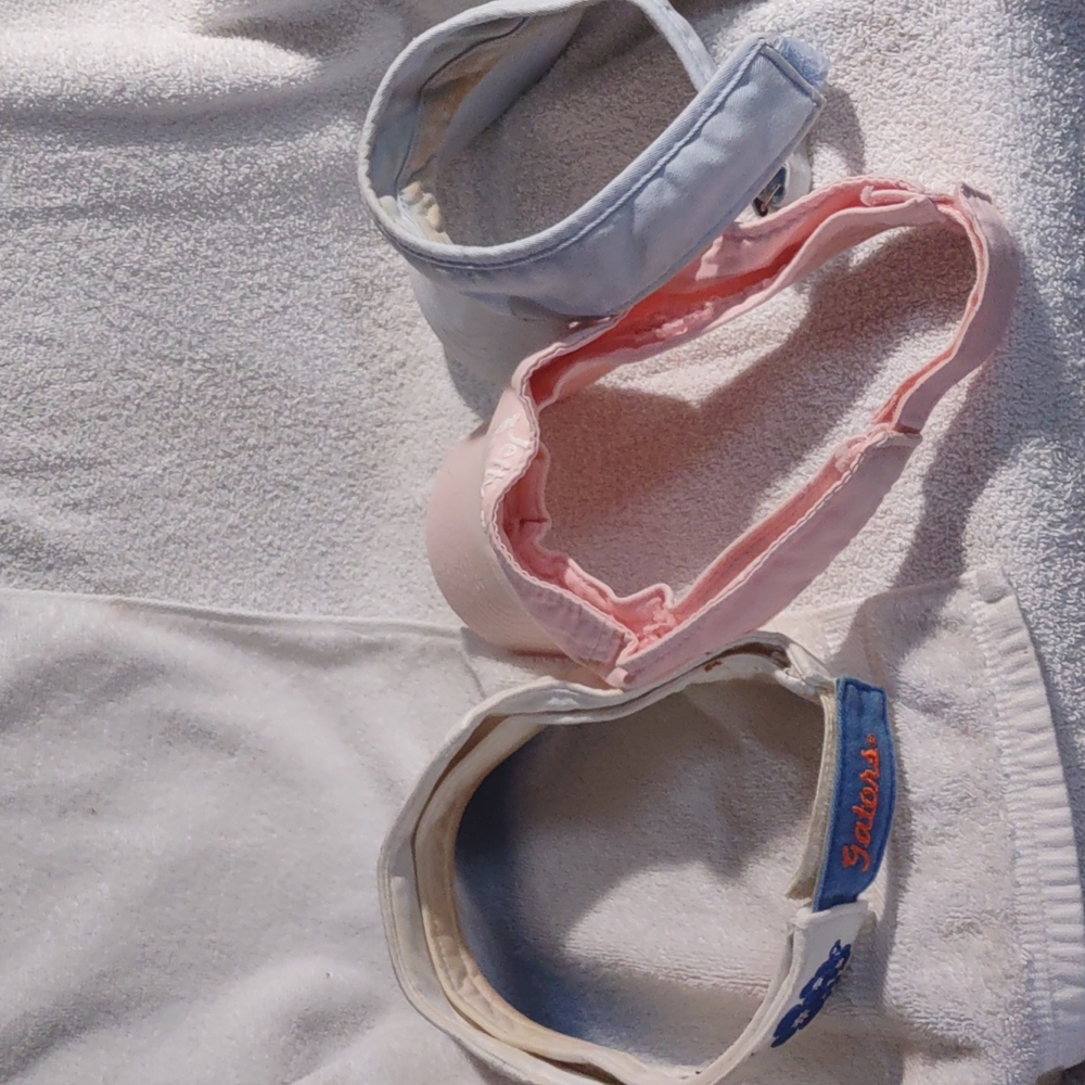 3 visors for $24 with discounted shipping... Florida Gators, Jetty Bar & Lt.Blue - Picture 2 of 2